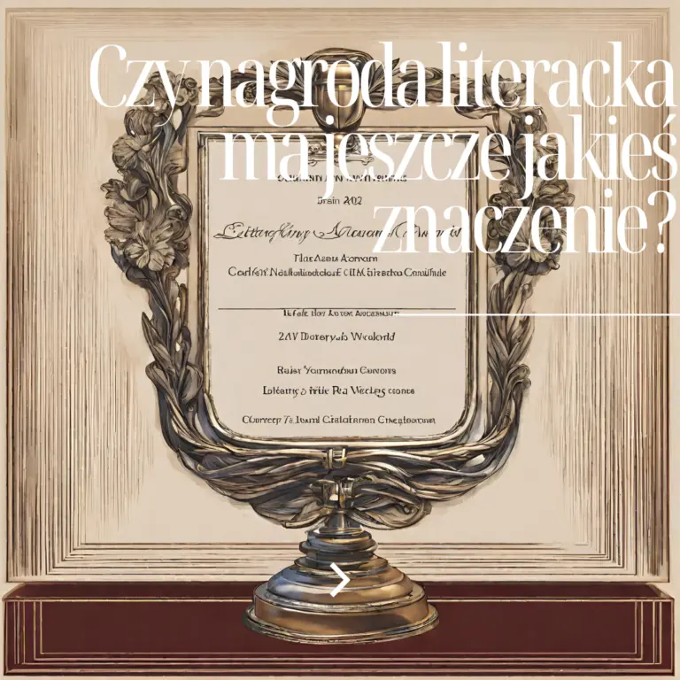 Czy nagroda literacka ma jeszcze jakieś znaczenie?