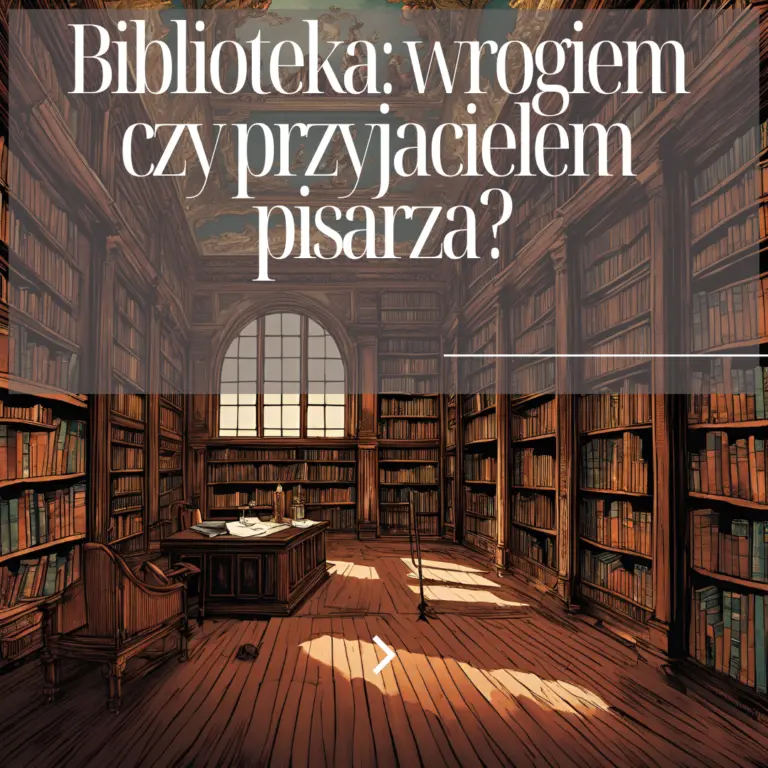 Biblioteka: wrogiem czy przyjacielem pisarza?